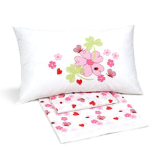 Completo lenzuola Caleffi Romantic fiori letto singolo cotone femminile