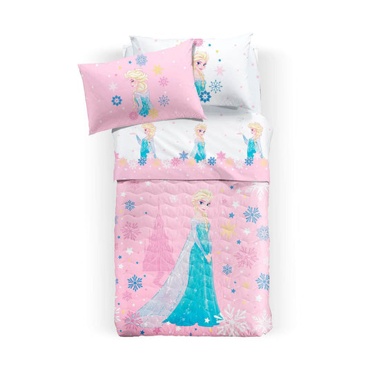Frozen Magia Trapuntino Caleffi Disney Elsa letto singolo in cotone copriletto bambina