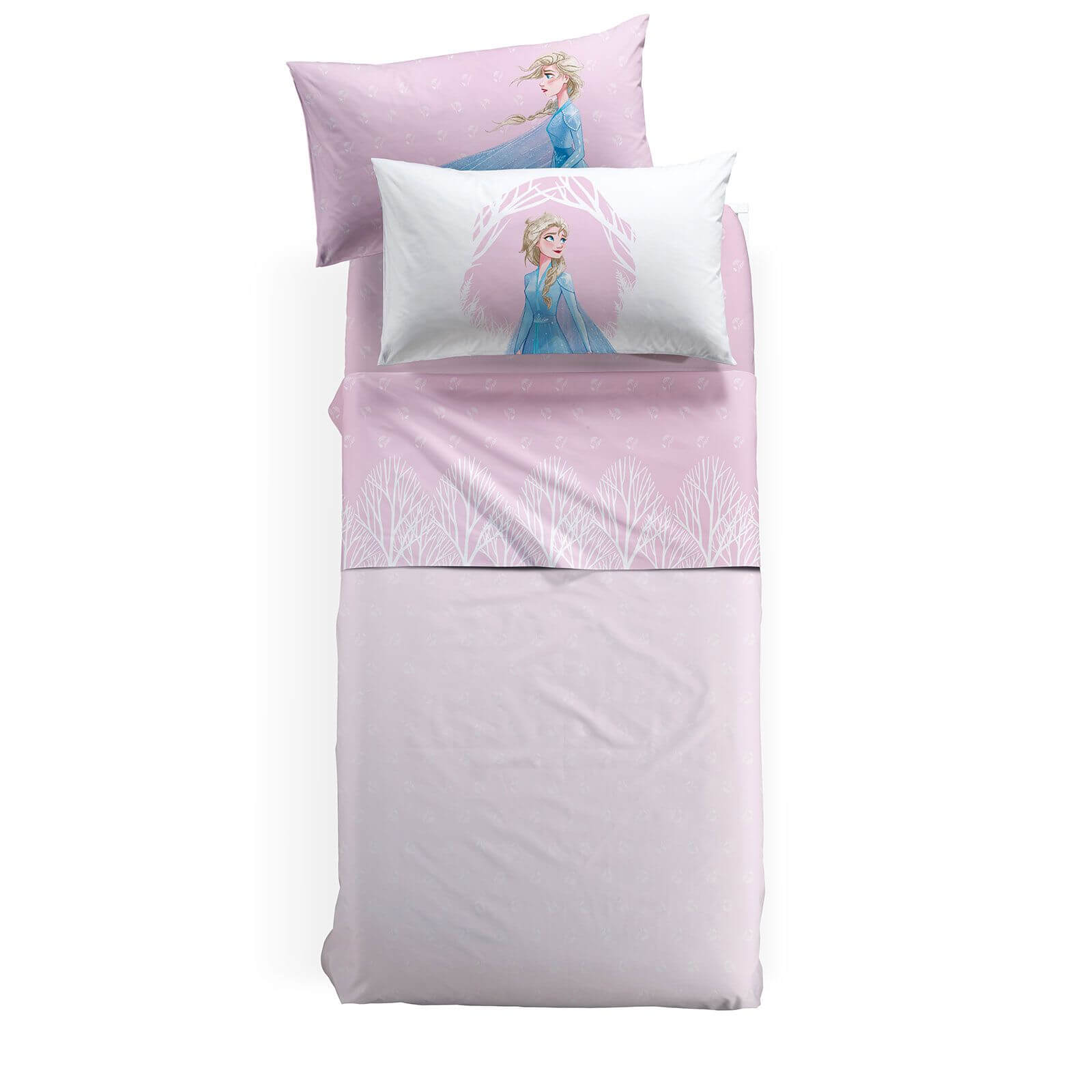 Frozen Natura Elsa completo lenzuola caleffi disney in cotone per letto singolo piazza e mezza