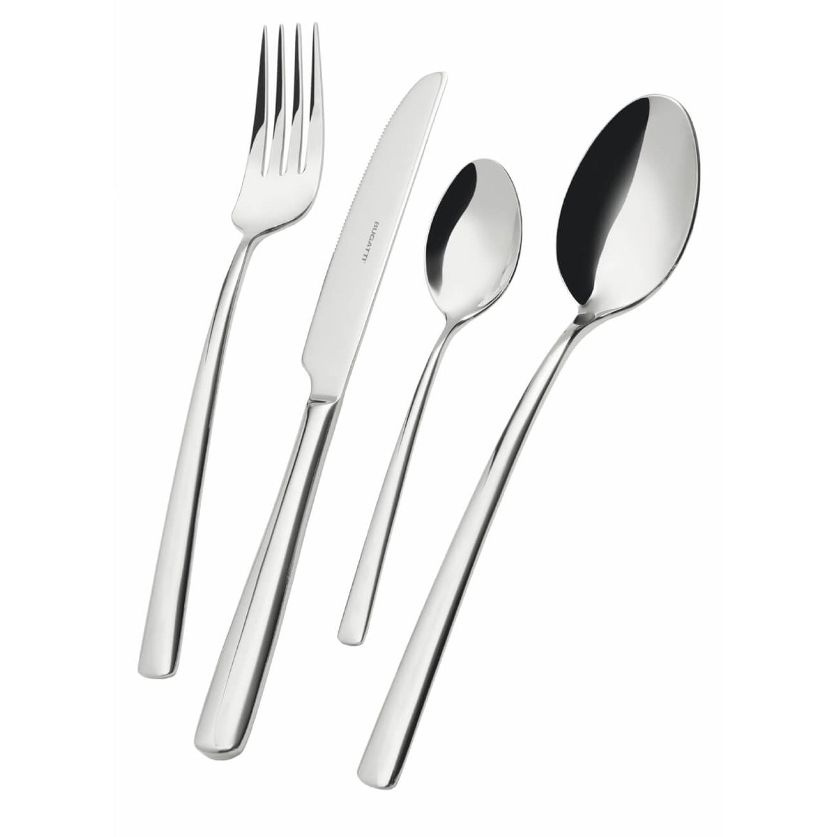 Metropolis posate bugatti in acciaio inox 24 pezzi per 6 persone