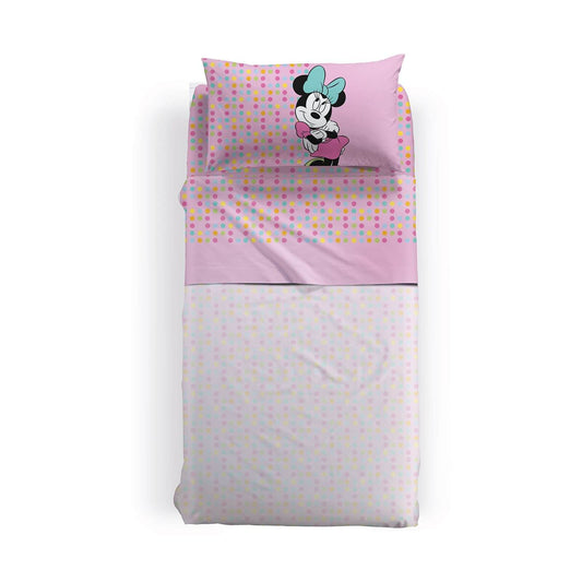 Minnie gaia completo lenzuola caleffi disney cotone letto singolo bambina