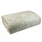 Morgana trapuntino matrimoniale fazzini beige copriletto