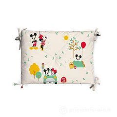 paracolpi caleffi disney con minnie e topolino colore panna in cotone