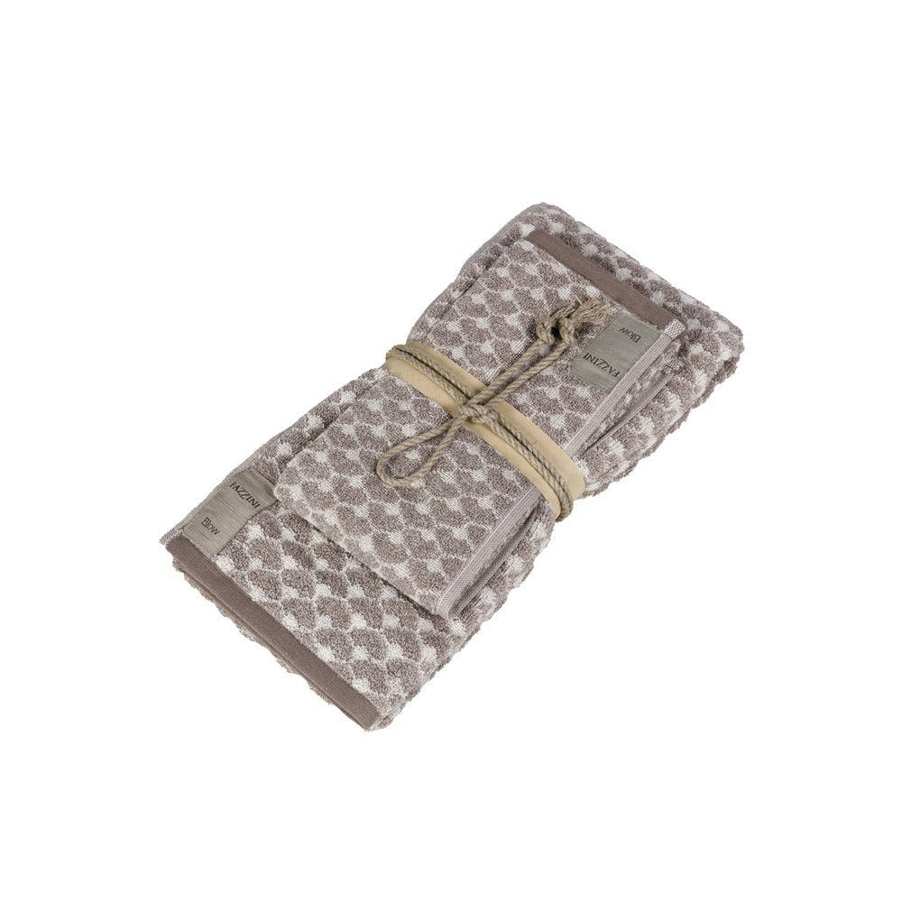 Pavone Asciugamani Fazzini spugna cotone beige naturale