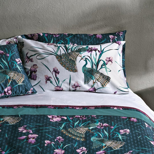 Pavone trapuntino fazzini matrimoniale cotone quilt copriletto
