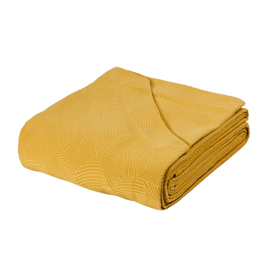 Springtime-copriletto-cotone-matrimoniale-primavera-estate-ocra-giallo