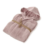 Accappatoio Coccola Fazzini in morbida Spugna di puro cotone. Colore rosa boho
