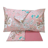 completo lenzuola matrimoniale fazzini valeriain cotone offerta rosa