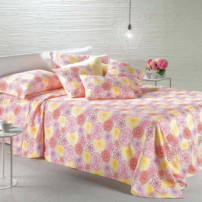 copriletto matrimoniale maiorca caleffi fucsia coperta estiva in panama di cotone