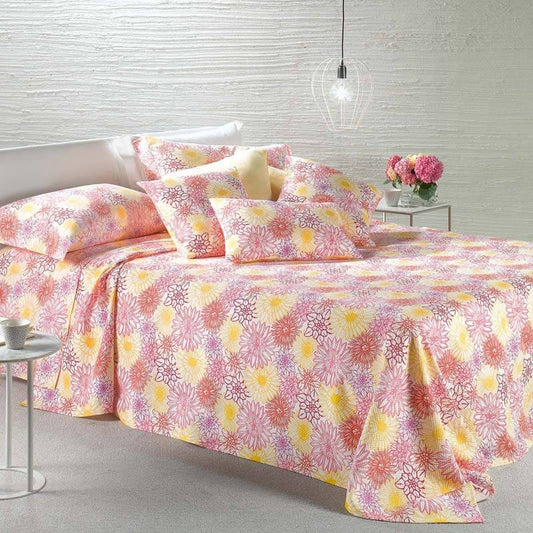 copriletto matrimoniale maiorca caleffi fucsia coperta estiva in panama di cotone