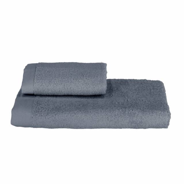 origami set asciugamani somma grigio metallo in spugna di cotone asciugamano più ospite
