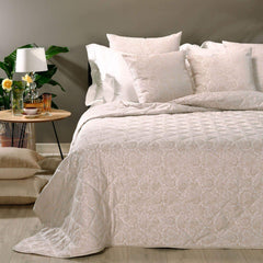 trapuntino caleffi Galia raso jacquard naturale shabby